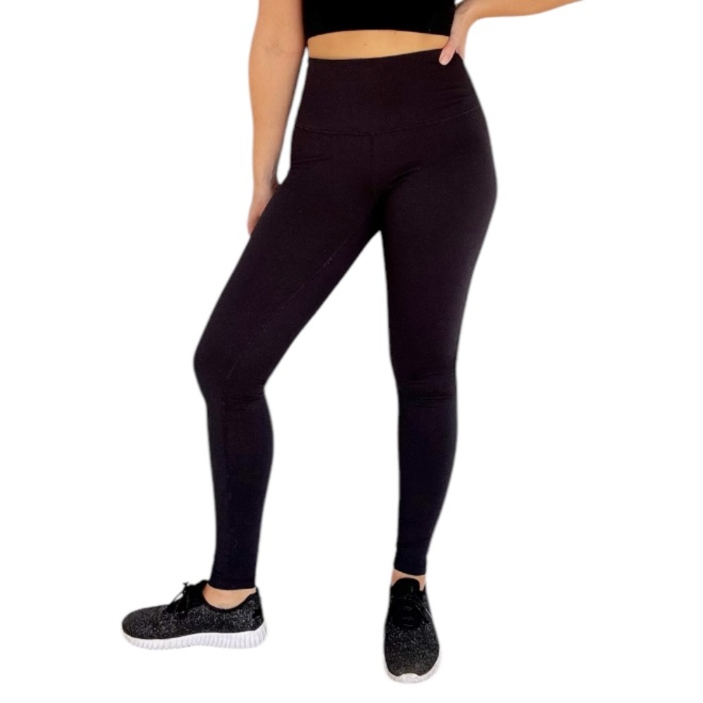 Zella black full length high rise athletic workout leggings size small